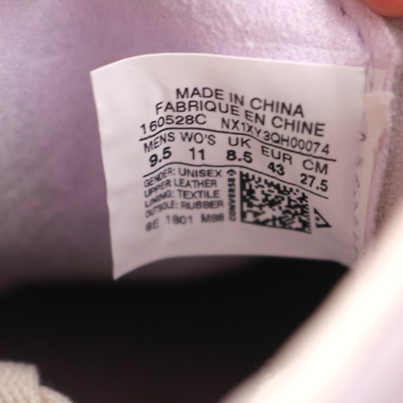 New CONS Converse One Star Pro Ox Low Sneakers Black Men’s Shoes US Size 9.5 - Picture 6 of 6